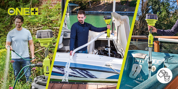 Collage of stick pump images